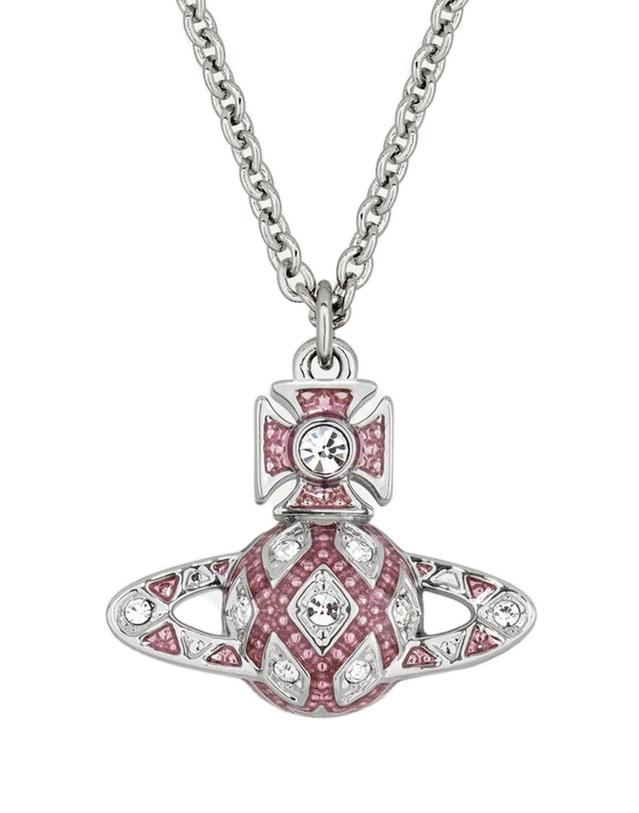 비비안 웨스트우드 비비안웨스트우드 [해외직구] 비비안웨스트우드 Rachelle Bas Relief Pendant necklace 12219450786056 TP725555677 착용컷