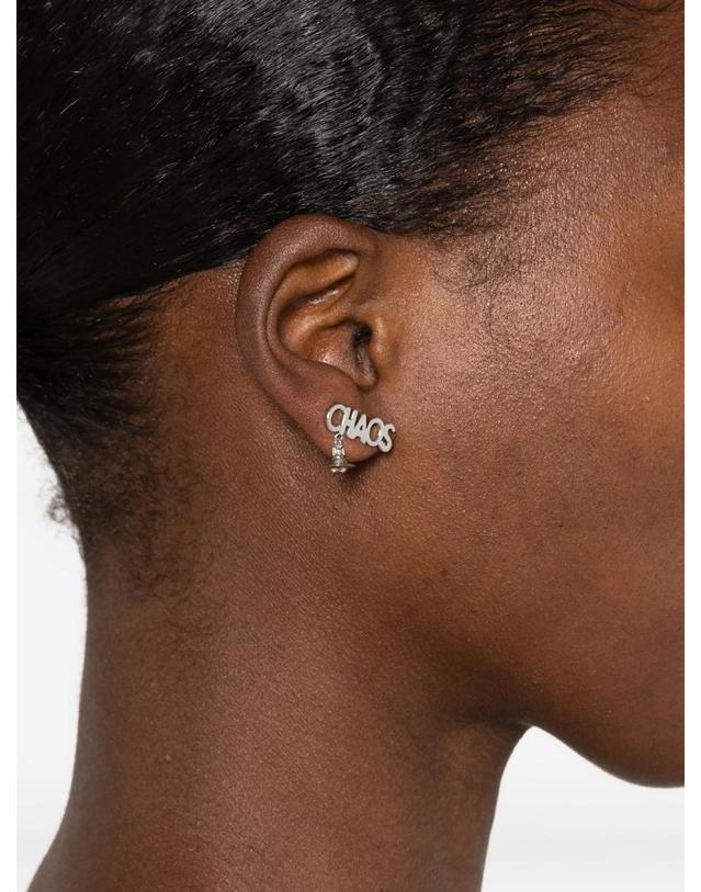 비비안 웨스트우드 비비안웨스트우드 [해외직구] 비비안웨스트우드 Chaos stud earrings 12269065273608 TP725679246 착용컷