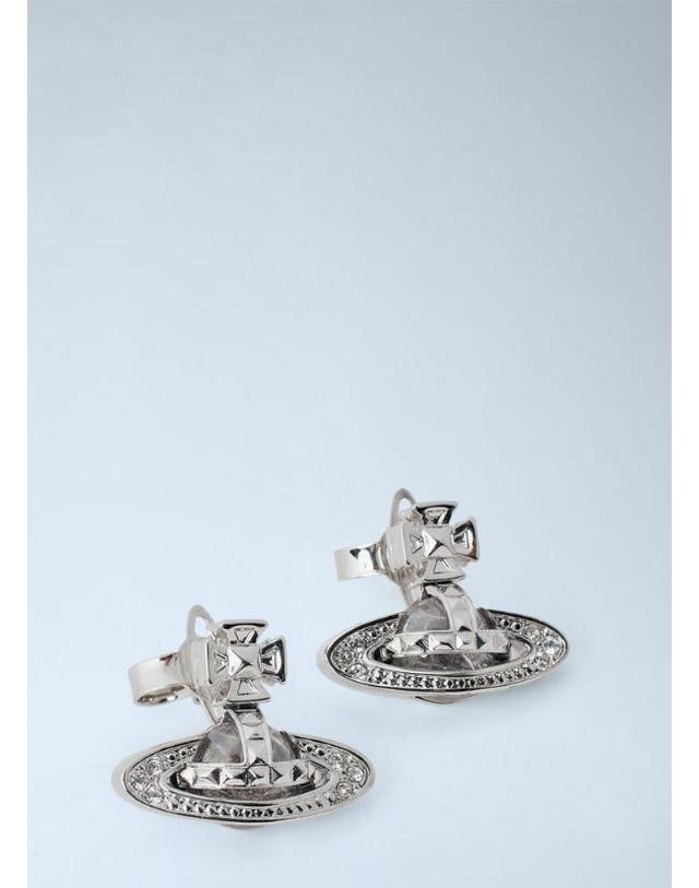 비비안 웨스트우드 비비안웨스트우드 [해외직구] 26 FW 비비안웨스트우드 여성 Pina Bas Relief Earrings vvw0366039sil F 착용컷