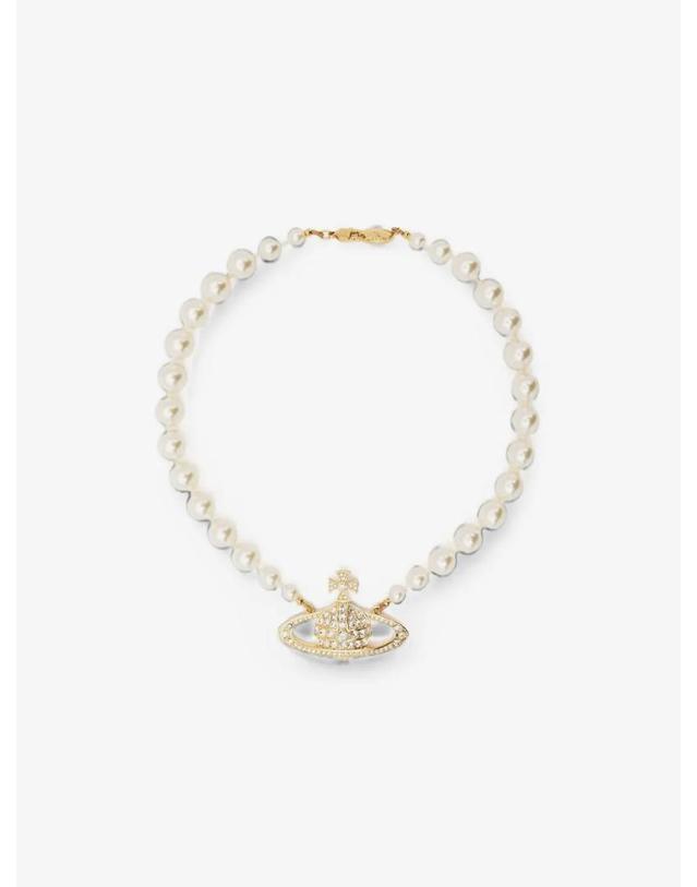 비비안 웨스트우드 비비안웨스트우드 [해외직구] 26 FW 비비안웨스트우드 One Row Bas Relief Orb motif choker 6301010602R202 TP459250697 착용컷