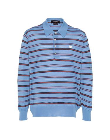 [해외직구] 웨일즈 보너 striped long sleeve polo shirt 12269065961736 TP725728754