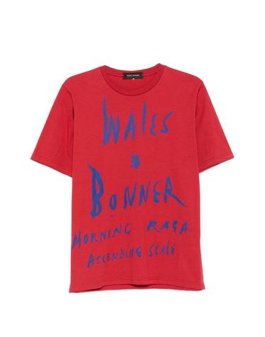 [해외직구] 웨일즈 보너 logo print crew neck T shirt 12269066191112 TP725729635