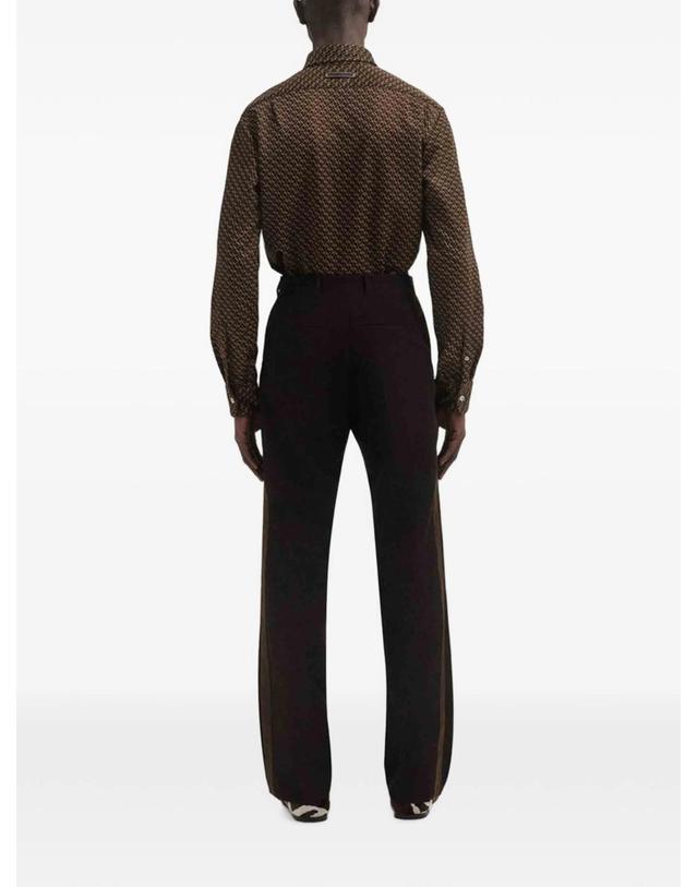 웨일스보너 웨일즈 보너 [해외직구] 웨일즈 보너 Modernist jacquard knit shirt 12317330800904 TP725751110 착용컷