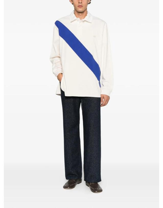 웨일스보너 웨일즈 보너 [해외직구] 26 FW 웨일즈 보너 Prism diagonal stripe polo shirt MA26JE20JE02150 TP459965136 착용컷