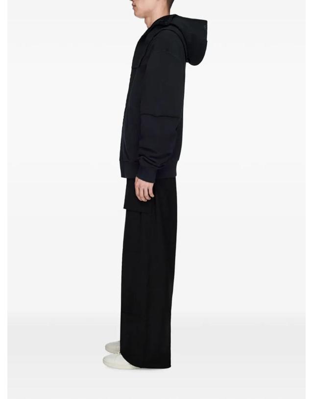 와이쓰리 [해외직구] 26 FW 요지야마모토 French Terry Ninja cotton hoodie KR1073 TP459288907 착용컷
