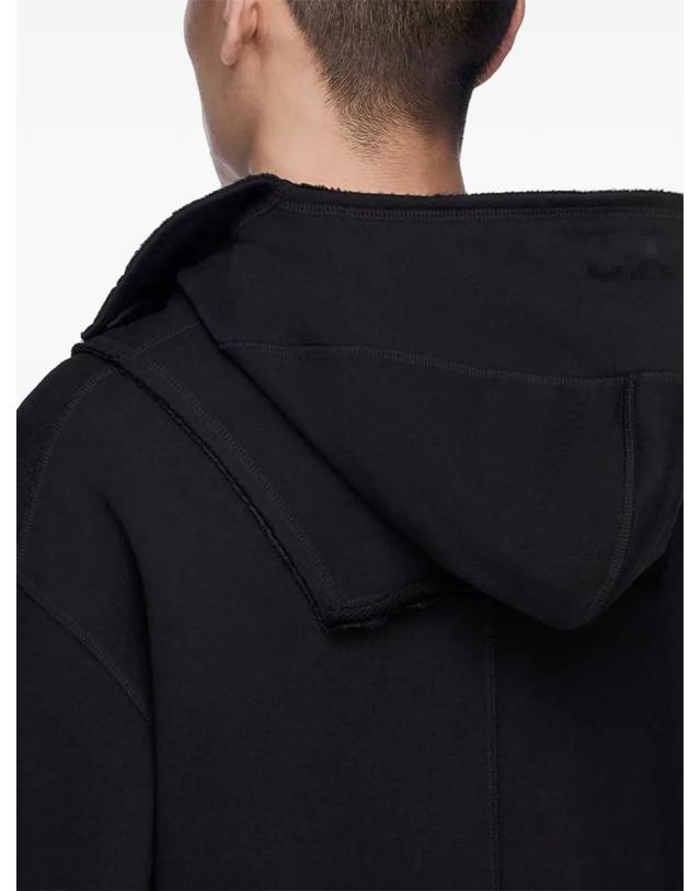 와이쓰리 [해외직구] 26 FW 요지야마모토 French Terry Ninja cotton hoodie KR1073 TP459288907 착용컷