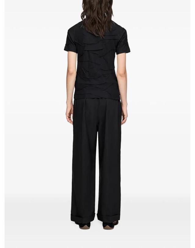 와이쓰리 [해외직구] 26 FW 요지야마모토 pleated short sleeve T shirt KS1399 TP459246945 착용컷