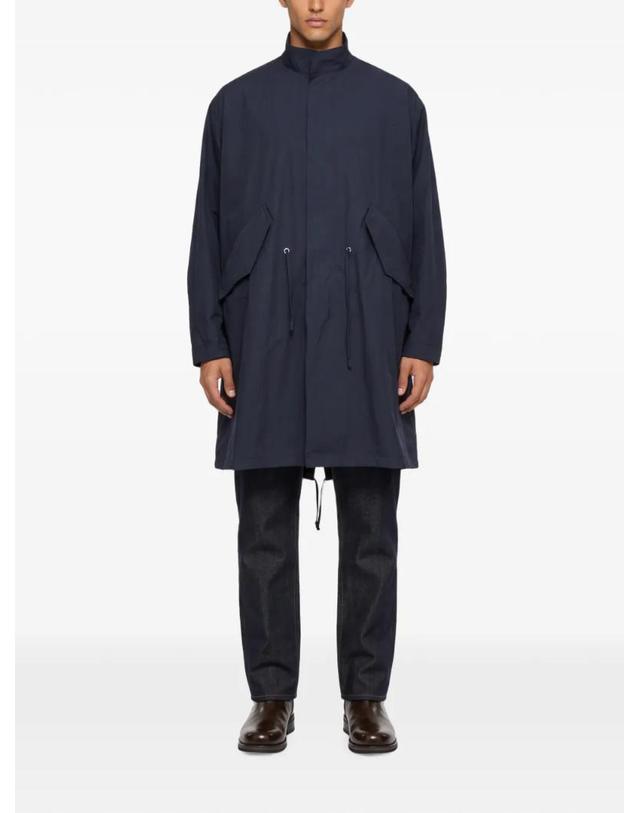와이엠씨 [해외직구] 26 FW 와이엠씨 드로스트링 웨이스트 피시테일 코트 U0BAB96Y00440 TP459254301 착용컷