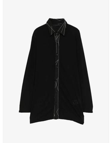 [해외직구] 26 FW 요지야마모토 컬러 스티치 긴소매 블라우스 FLB06835 TP459462806