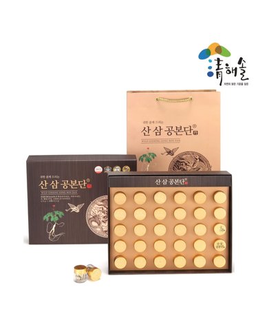 [경주생약] 청해솔 산삼공본단(3.75g*30환)
