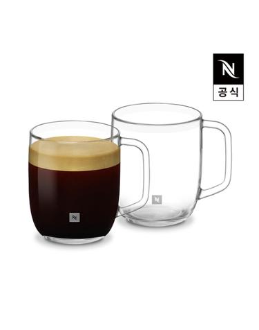 네스프레소 시그니쳐 머그 라지 컵 세트