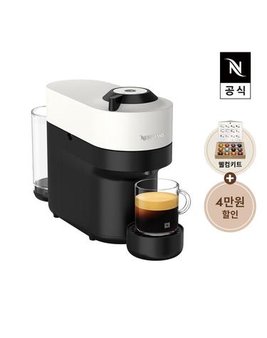 네스프레소 버츄오 팝 에스프레소 캡슐커피머신 화이트/블랙/캔디핑크/망고옐로우