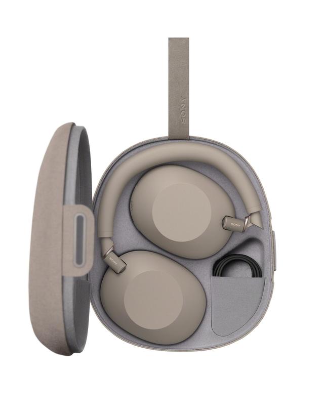 소니 소니 WH-1000XM6 Sand Stone 샌드스톤 무선 노이즈 캔슬링 블루투스 헤드폰 착용컷
