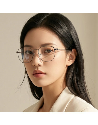 발리 티타늄 안경테 BY5059D 008 명품 메탈 사각 아시안핏