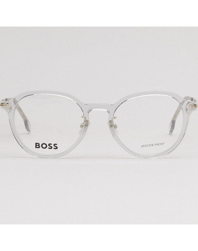 보스 휴고 보스 안경테 BOSS1615F FT3 투명 뿔테 라운드 명품 데일리 패션 착용컷