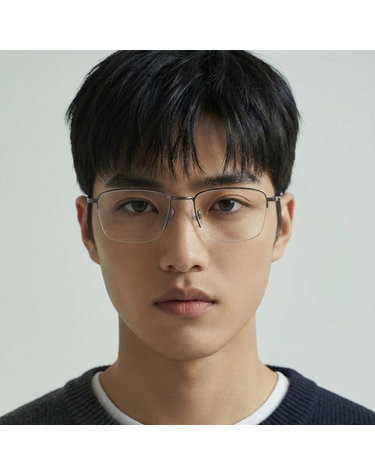휴고 보스 안경테 BOSS1516G KJ1 티타늄 반무테 명품 패션 여자 남자