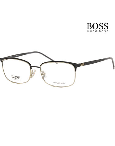 보스 안경테 BOSS1166 I46 초경량 스테인리스 블랙 골드