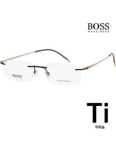 휴고 보스 티타늄 무테 안경테 BOSS1266B 003 명품 초경량