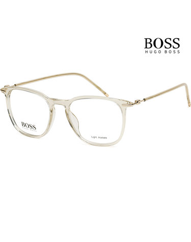 휴고 보스 안경테 BOSS1313 IXE 브라운 투명 뿔테 명품 패션