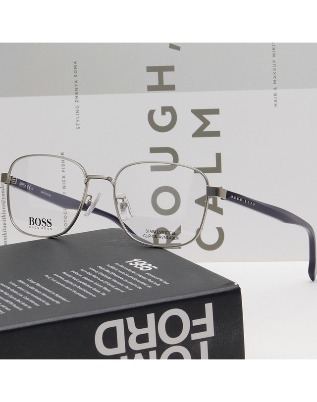 보스 휴고 보스 안경테 BOSS1294F CTL 명품 빅사이즈 남성 사각 착용컷