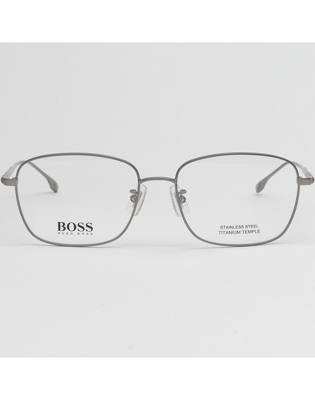 보스 휴고 보스 티타늄 안경테 BOSS1297F R81 금속테 초경량 아시안핏 착용컷