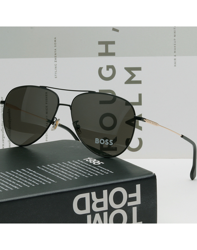 보스 휴고 보스 선글라스 BOSS1219FSK I46IR 오버사이즈 보잉 명품 패션 착용컷