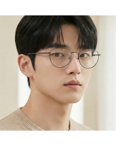 제냐 티타늄 안경테 EZ5252H 008 가벼운 명품 라운드 데일리 금속테