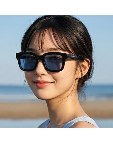 페라가모 선글라스 SF1064SCP 001 명품 남자 여자 사각 뿔테 블루