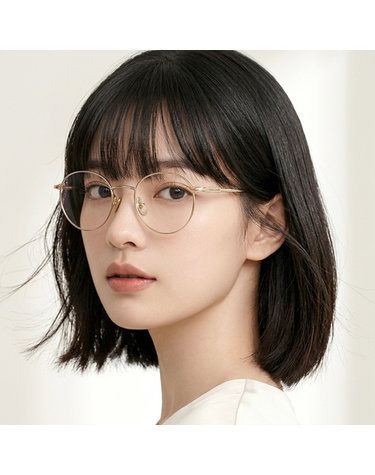 살바토레 페라가모 페라가모 안경테 SF2229 710 금테 동글이 명품 여자 남자 데일리