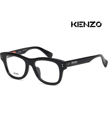 겐조 안경테 KZ50175F 001 아시안핏 블랙 뿔테 사각 빅사이즈