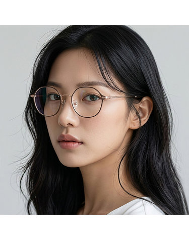 랑방 안경테 LNV256SLB 771 티타늄 레트로 패션 금속테 남자 여자