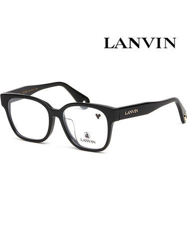 랑방 안경테 LNV2650LB 001 명품 블랙 아시안핏 뿔테 사각