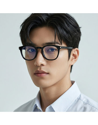 생로랑 안경테 SL28OPT 001 차은우 착용 명품 웰링턴 남자 여자 데일리 패션