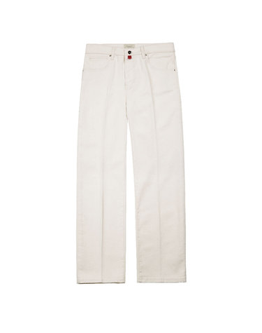 629 Tailored Denim Jeans (Ivory)