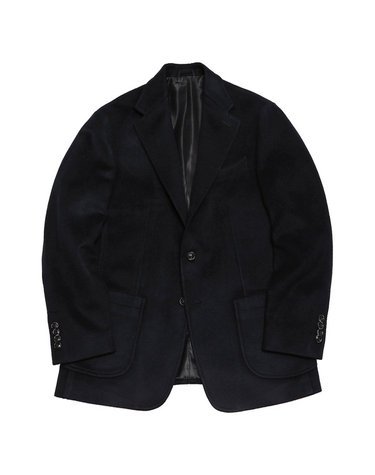 411 Cashmere Wool Sports Jacket (Dark Navy)
