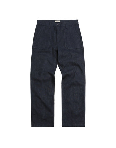 Utility Linen Fatigue Pants (Navy)