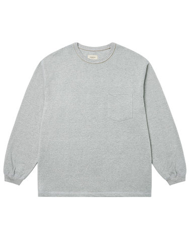 3N605 Utility Poket Long Sleeve (Melange Gray)