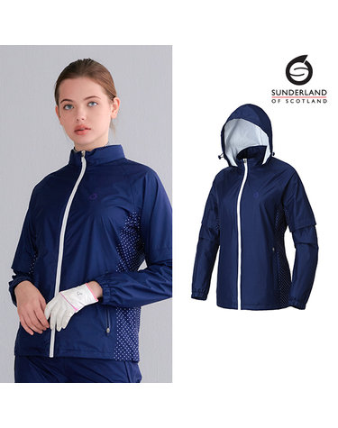 선덜랜드 여성 심실링 후드 비옷 상의 - 16912RW61