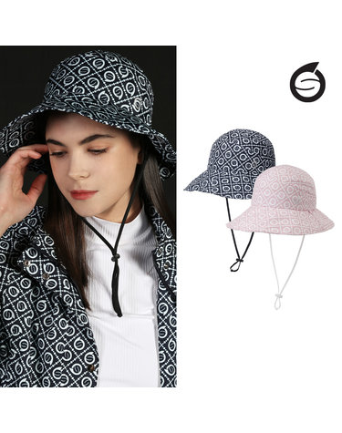 선덜랜드 여성 모노그램 방수 버킷햇 - SLL3ACP113