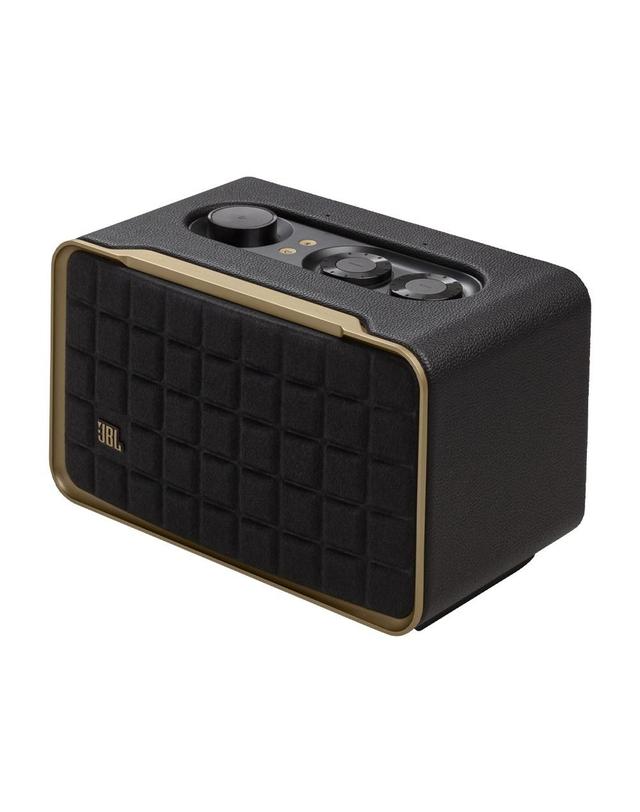 제이비엘 삼성공식파트너 JBL AUTHENTICS 200 블루투스 스피커 어센틱 200 블랙 착용컷