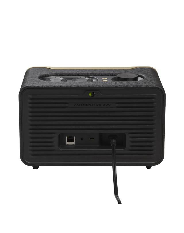 제이비엘 삼성공식파트너 JBL AUTHENTICS 200 블루투스 스피커 어센틱 200 블랙 착용컷