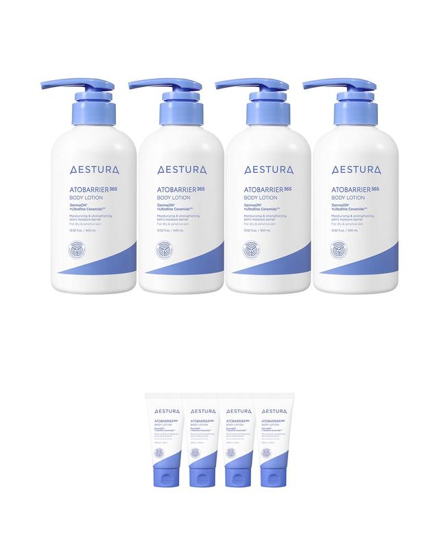 에스트라 아토베리어365 바디로션 400ml x 4개+증정 착용컷