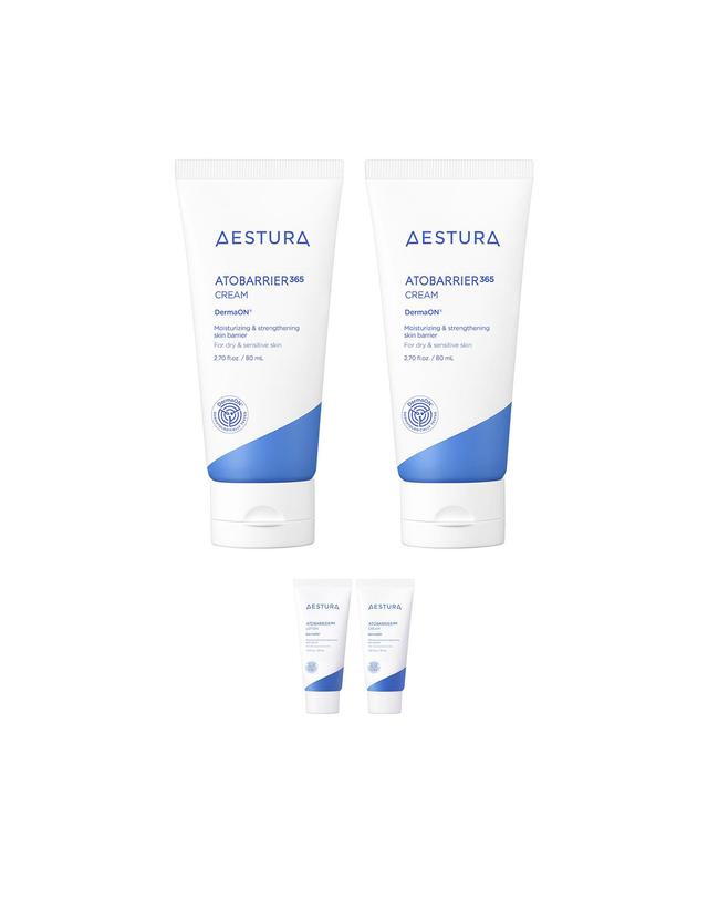에스트라 아토베리어365 크림 80ml 더블 + 추가증정 착용컷