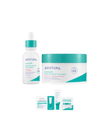 [아모레위크쿠폰][누적사은품]에이시카 365 흔적진정세럼 pH4.5 40ml + 쿨링팩패드 pH4.5 110ml
