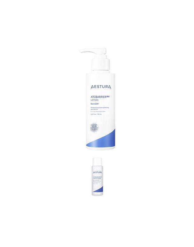 에스트라 아토베리어365 로션 150ml 착용컷