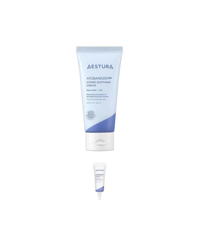에스트라 아토베리어365 하이드로 수딩크림 80ml 착용컷