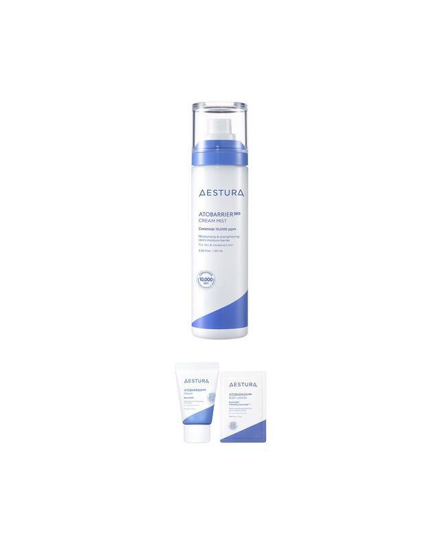 에스트라 아토베리어365 크림 미스트 120ml 착용컷
