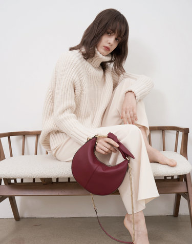 아마디 아멜리에 스몰백 Amelie Small Bordeaux