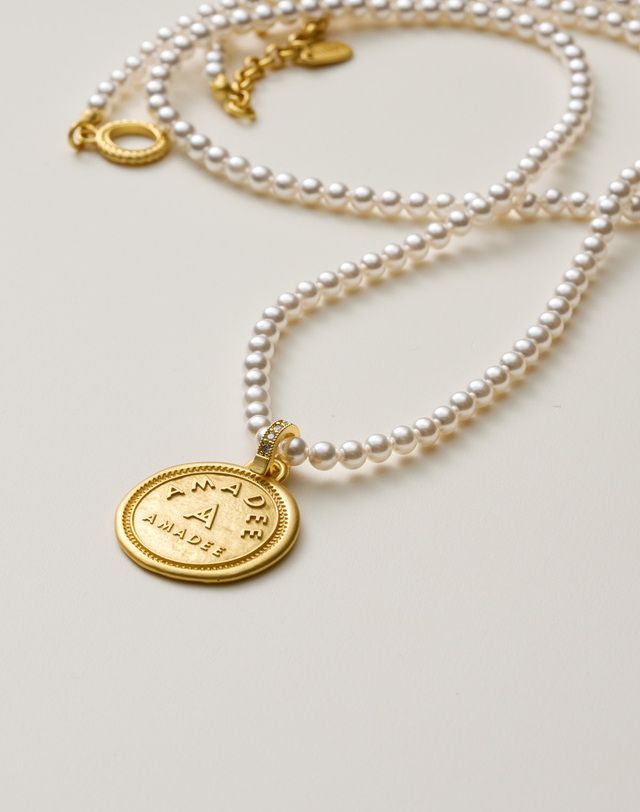 아마디 AMADEE COIN PENDANT 착용컷