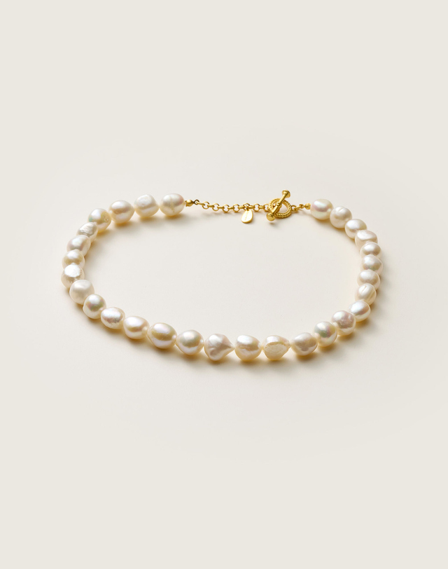 아마디 CLASSIC FRESH WATHER PEARL NECKLACE 11mm_LIMITED EDITION 착용컷